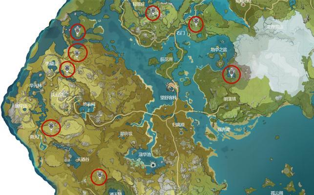 《原神》千壑沙地地灵龛位置大全（探索地灵龛，寻找秘藏宝藏）