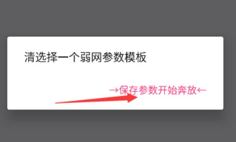 金砖弱网参数