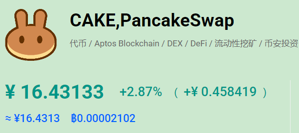 PancakeSwap交易所