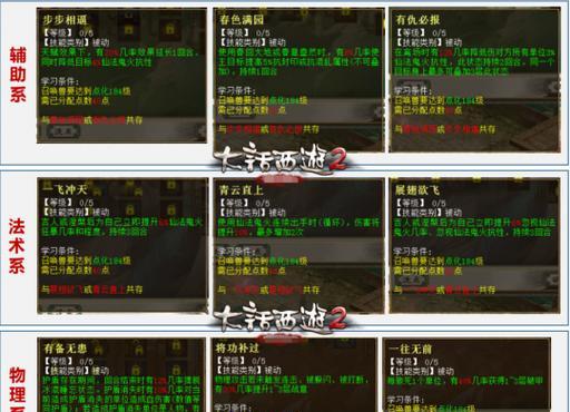 《大话2技能图案攻略大全》（掌握游戏技能图案，轻松提升战斗实力）