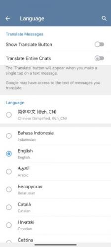 Telegeram X安卓版