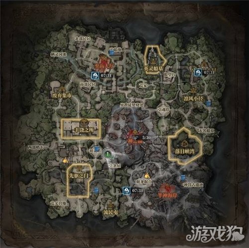 雾影猎人神木林全地图一览 神木林地图怎么撤离