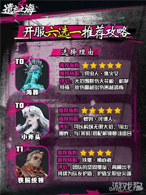 遗忘之海开局黑券六选一推荐攻略 开局黑券六选一选哪个船员