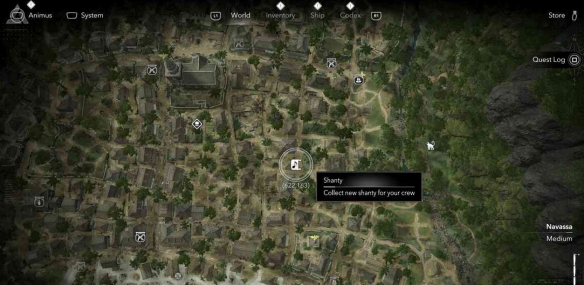 刺客信条黑旗重置版纳瓦萨区域歌谱位置一览-17